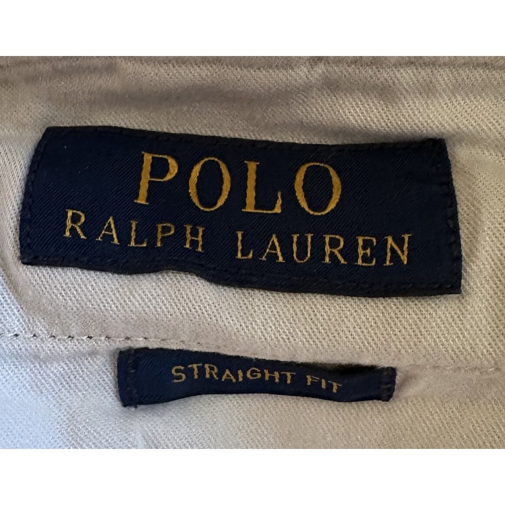 Polo Ralph Lauren Pants Men's‎ 38x34 Tan Classic Fit Pants Khaki Bedford Chino - Picture 7 of 15